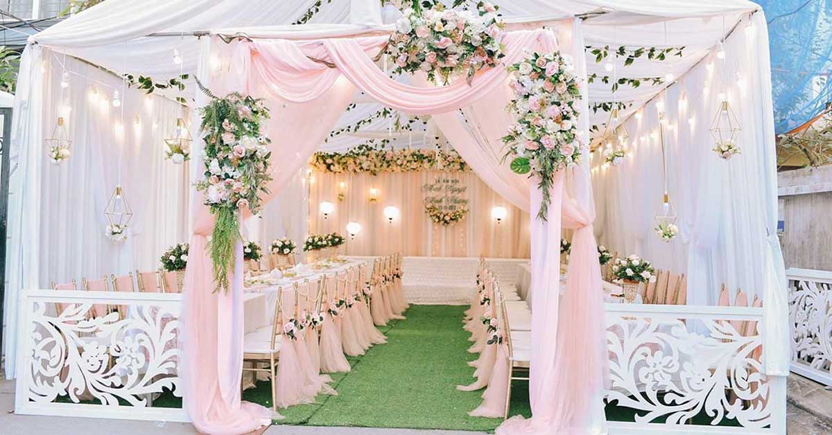 Cách làm rạp cưới đẹp
