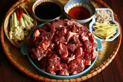 Cách nấu thịt bò kho gừng